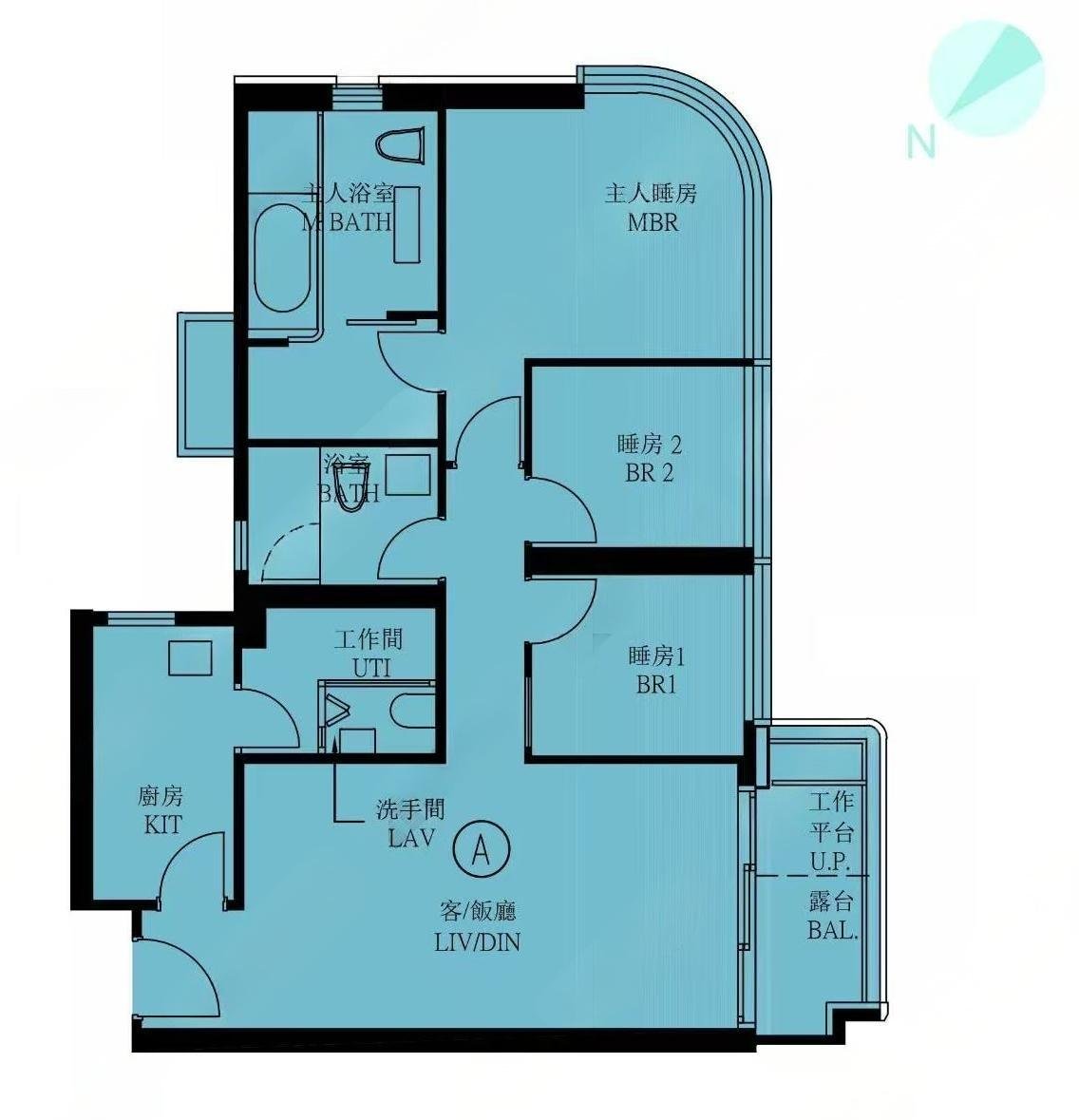 維港・灣畔 3房戶型